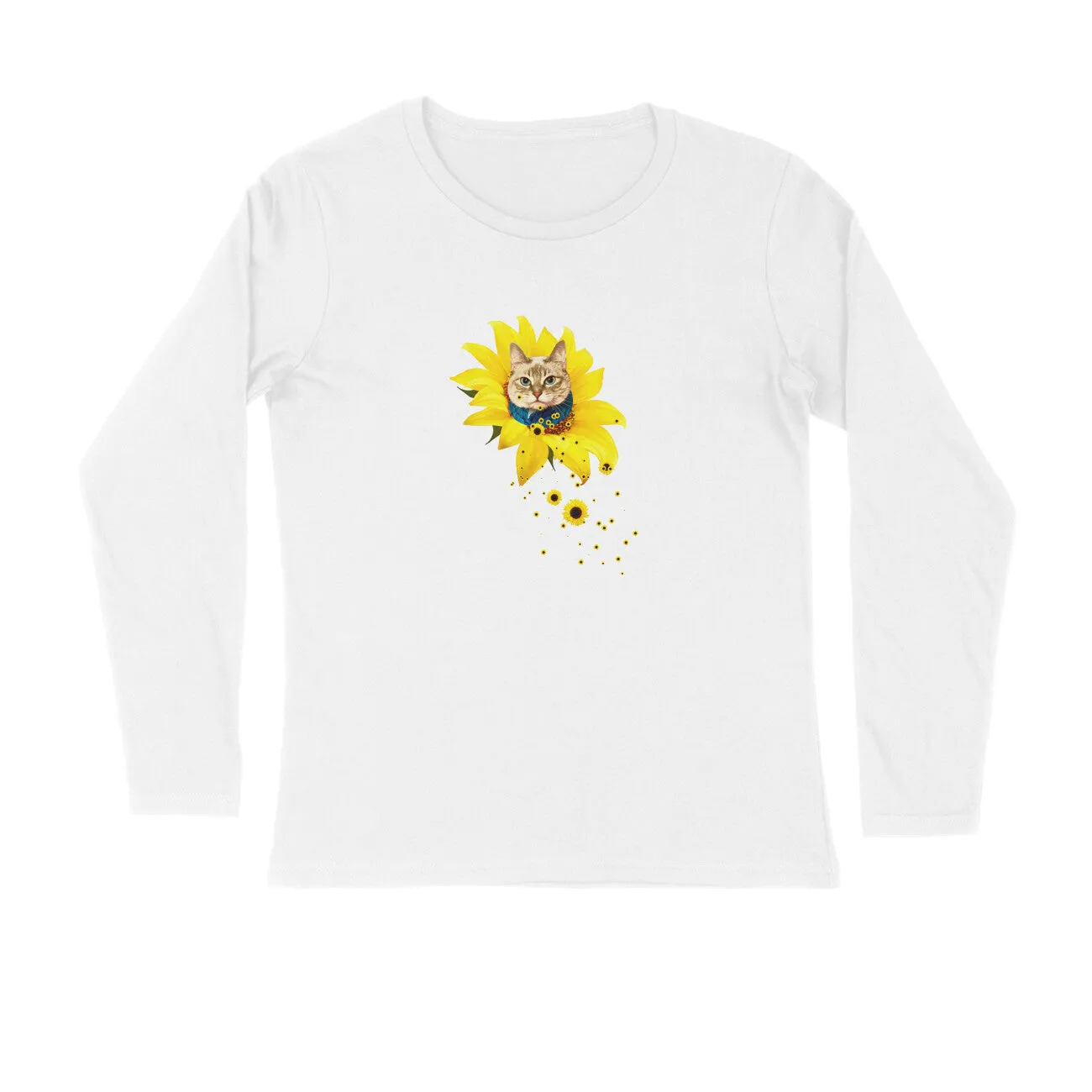 Full Sleeves Round Neck (Men) - A Meowment Of Sunshine (7 Colours)