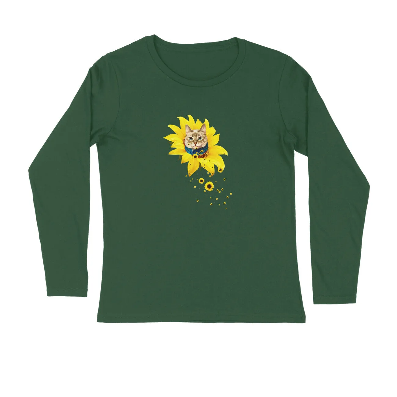 Full Sleeves Round Neck (Men) - A Meowment Of Sunshine (7 Colours)