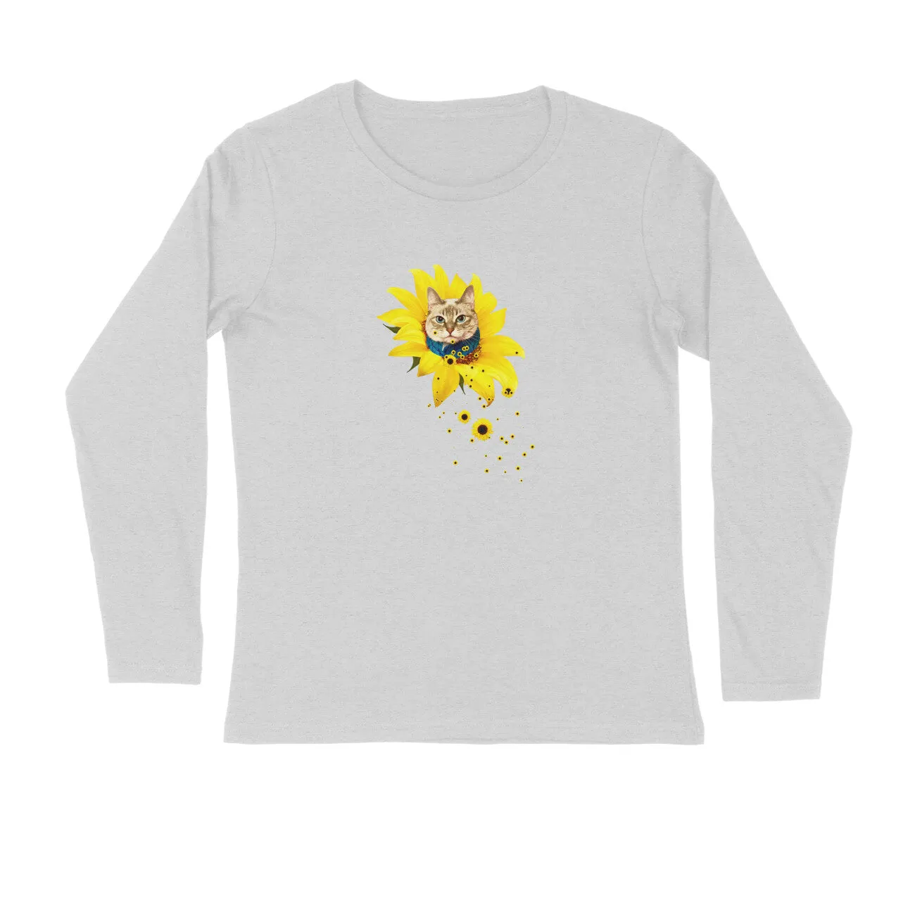 Full Sleeves Round Neck (Men) - A Meowment Of Sunshine (7 Colours)