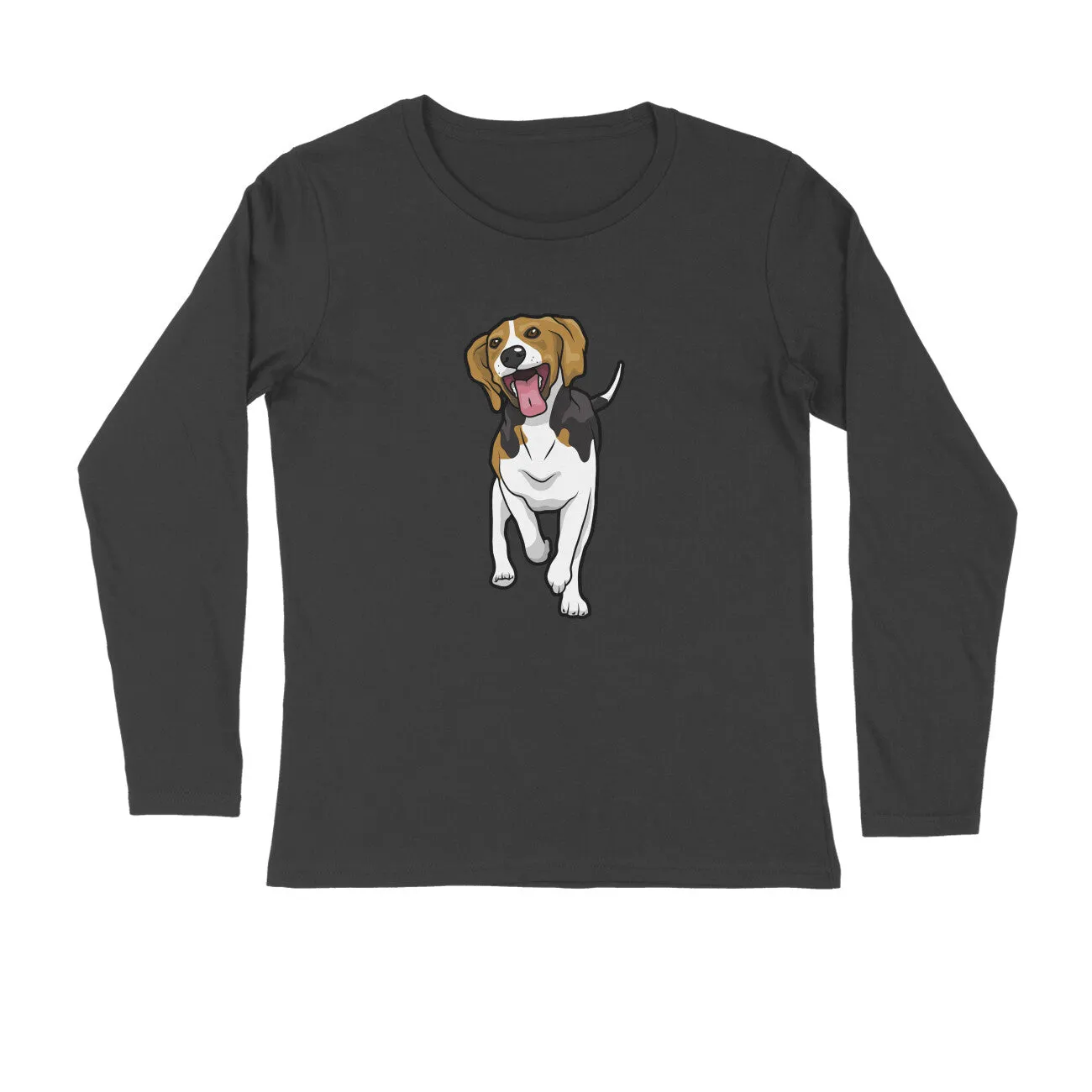 Full Sleeves Round Neck (Men) - Fun Loving Beagle (7 Colours)