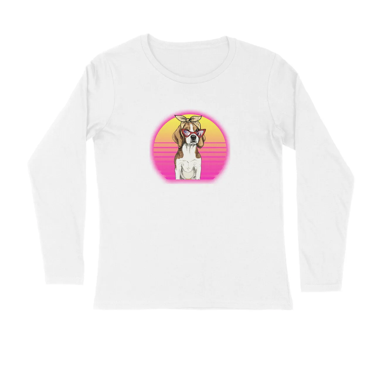 Full Sleeves Round Neck (Men) - Lil Miss Beagle (7 Colours)