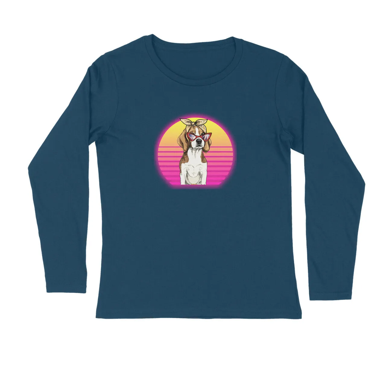Full Sleeves Round Neck (Men) - Lil Miss Beagle (7 Colours)