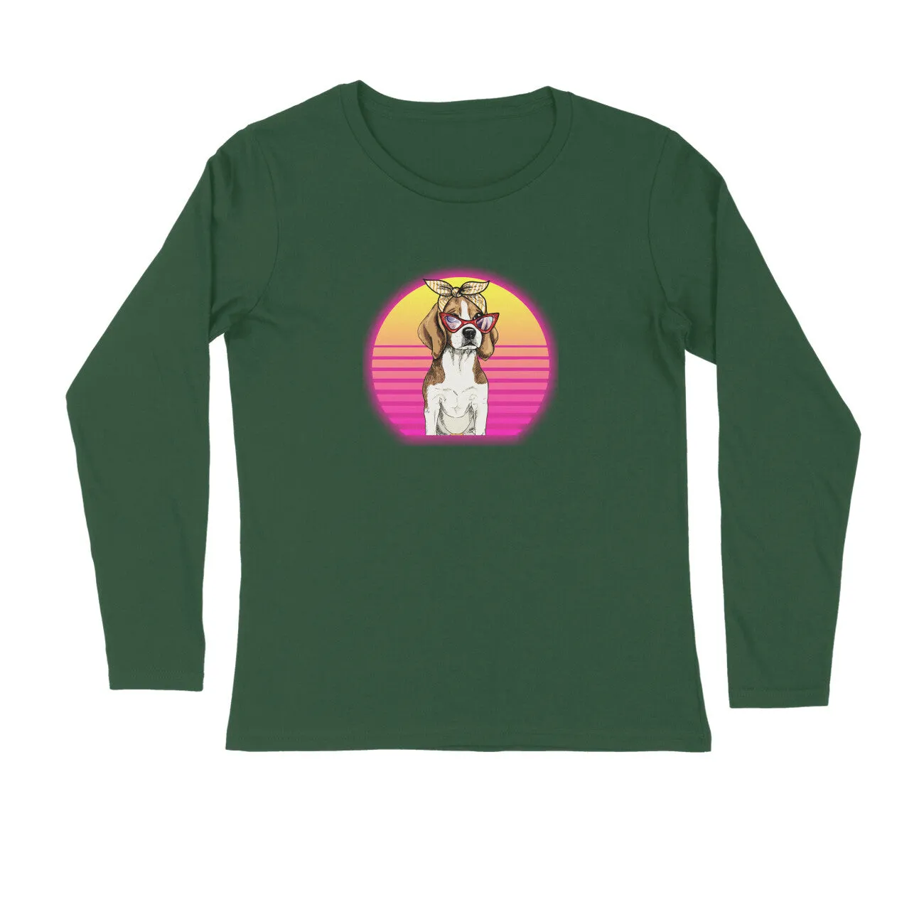 Full Sleeves Round Neck (Men) - Lil Miss Beagle (7 Colours)