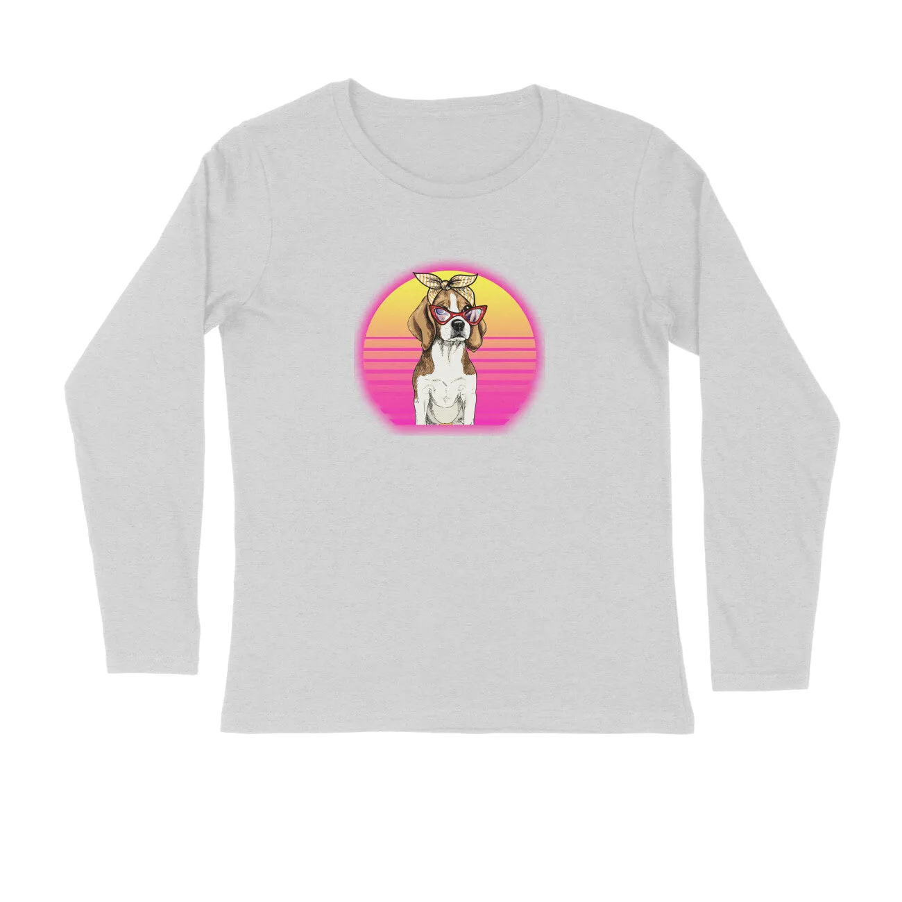Full Sleeves Round Neck (Men) - Lil Miss Beagle (7 Colours)