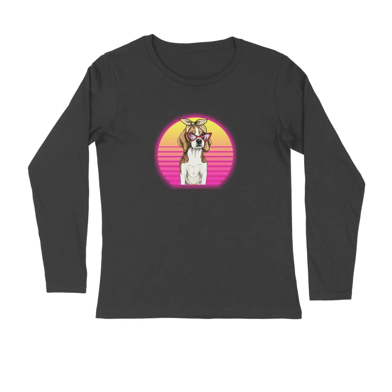 Full Sleeves Round Neck (Men) - Lil Miss Beagle (7 Colours)