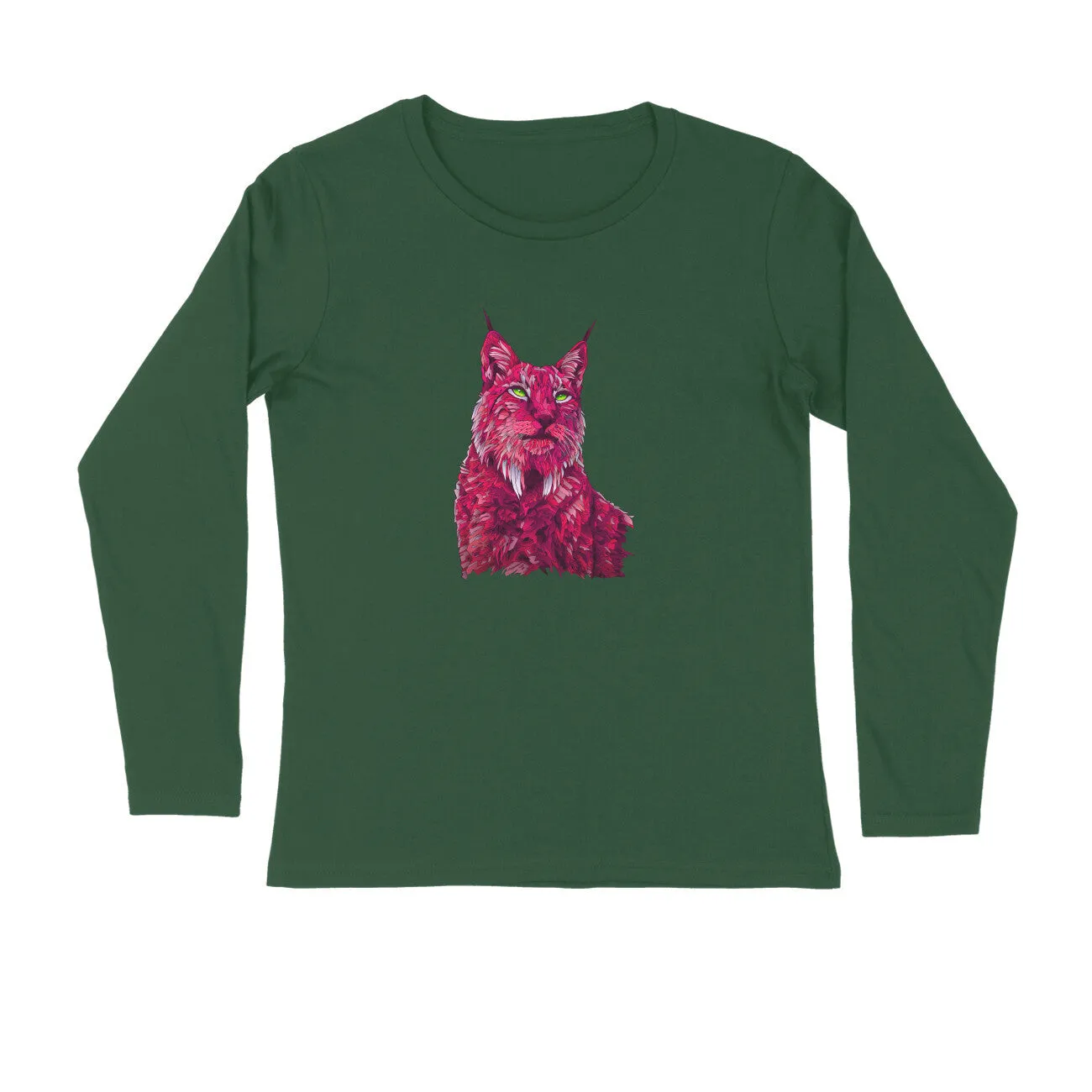 Full Sleeves Round Neck (Men) - Roar Of The Fuchsia Lion (6 Colours)