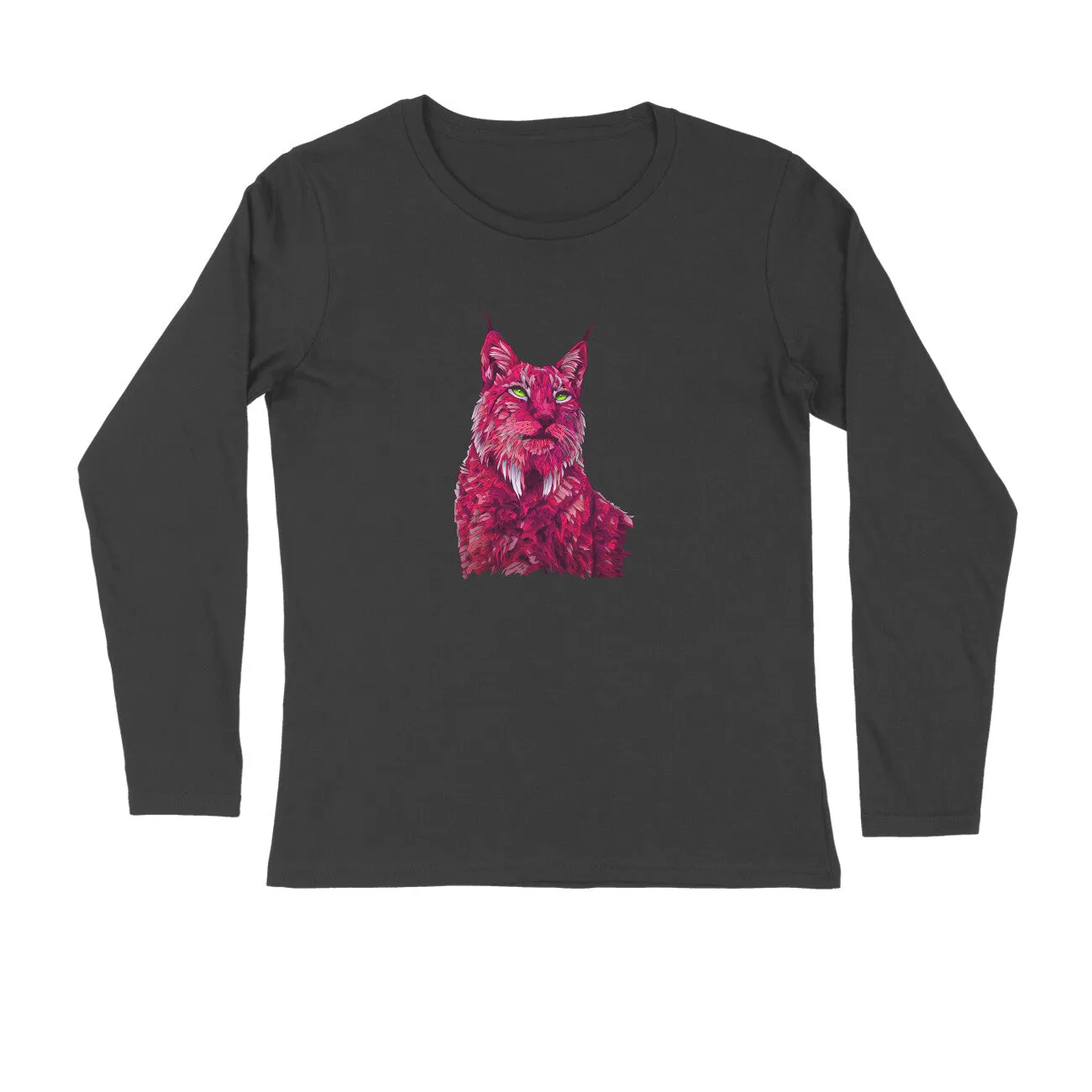 Full Sleeves Round Neck (Men) - Roar Of The Fuchsia Lion (6 Colours)