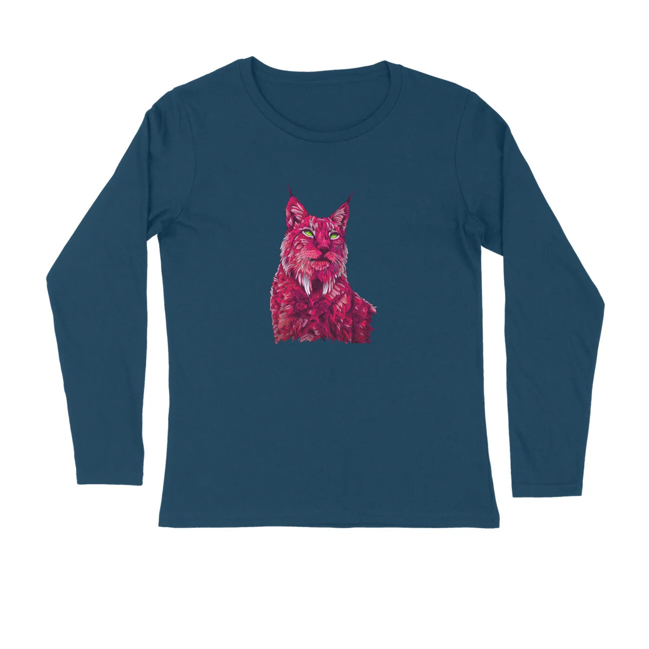 Full Sleeves Round Neck (Men) - Roar Of The Fuchsia Lion (6 Colours)