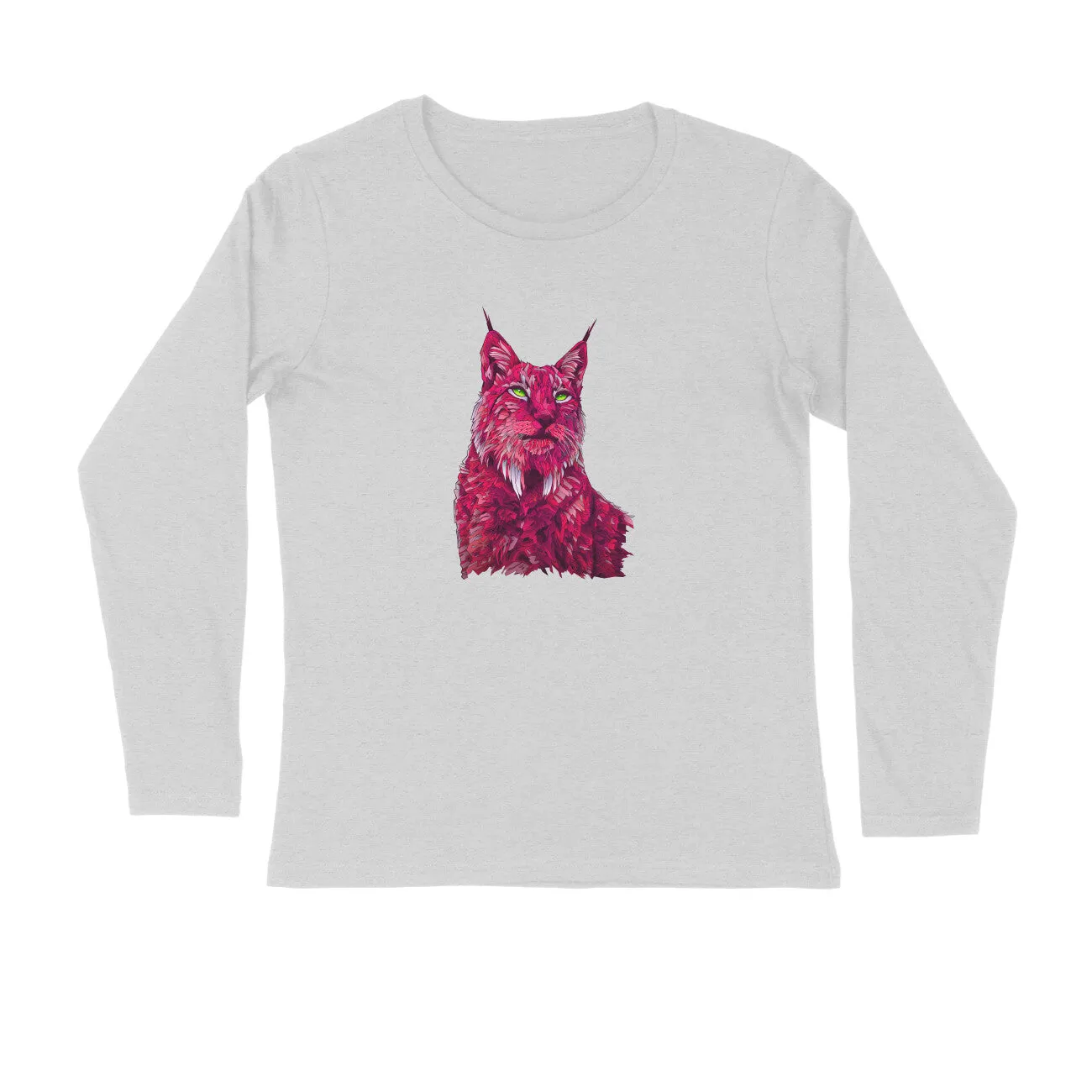 Full Sleeves Round Neck (Men) - Roar Of The Fuchsia Lion (6 Colours)
