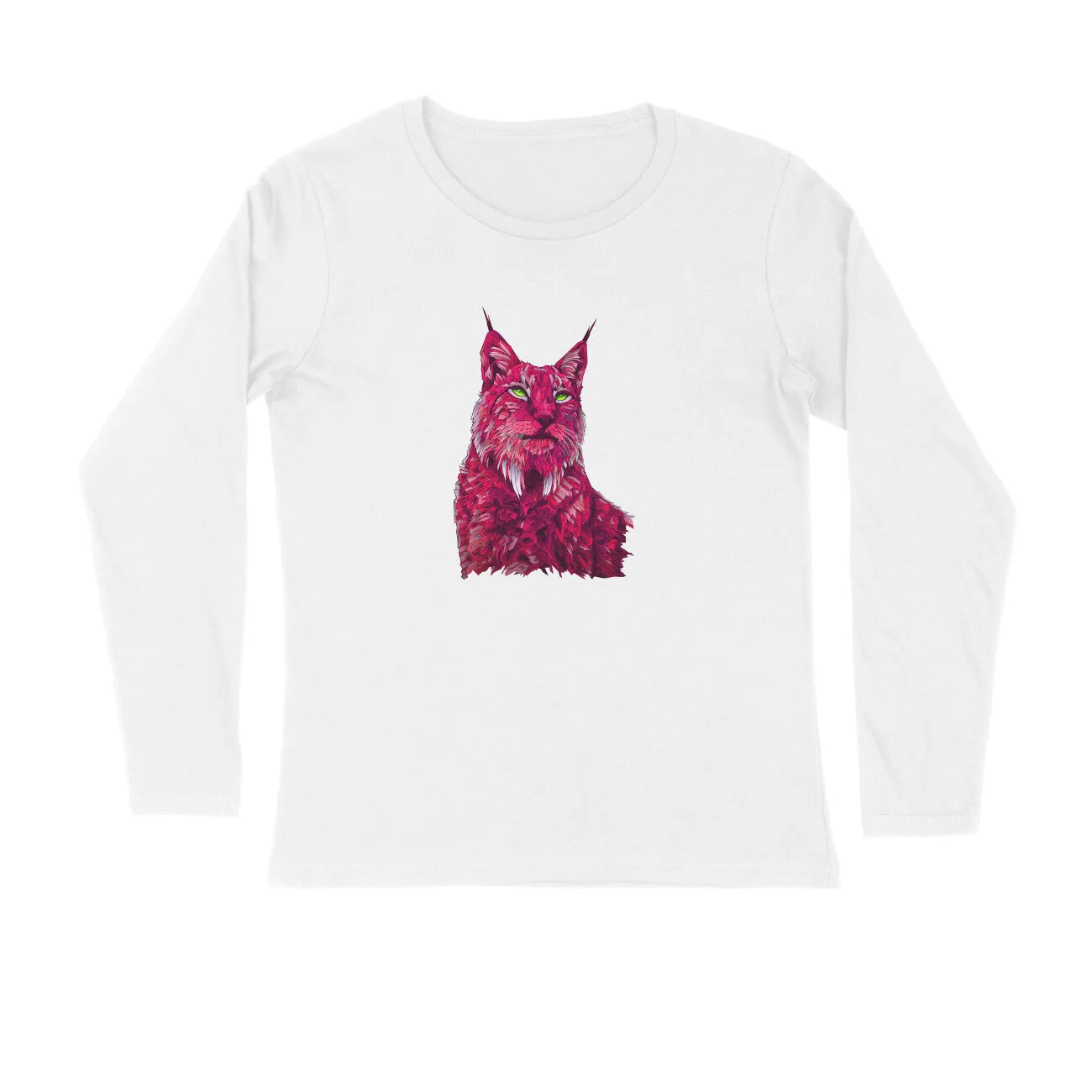 Full Sleeves Round Neck (Men) - Roar Of The Fuchsia Lion (6 Colours)