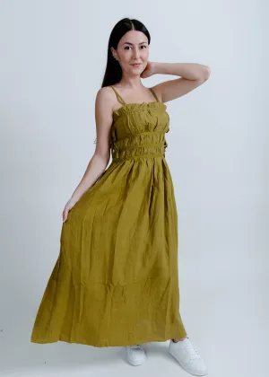 Gabrielle Midi Dress - Olive