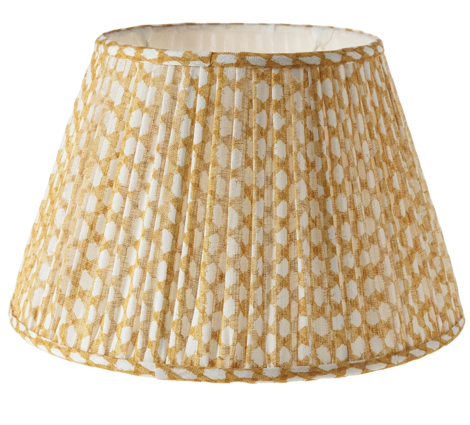 GATHERED BEDWYN IN YELLOW WICKER LIGHT LINEN