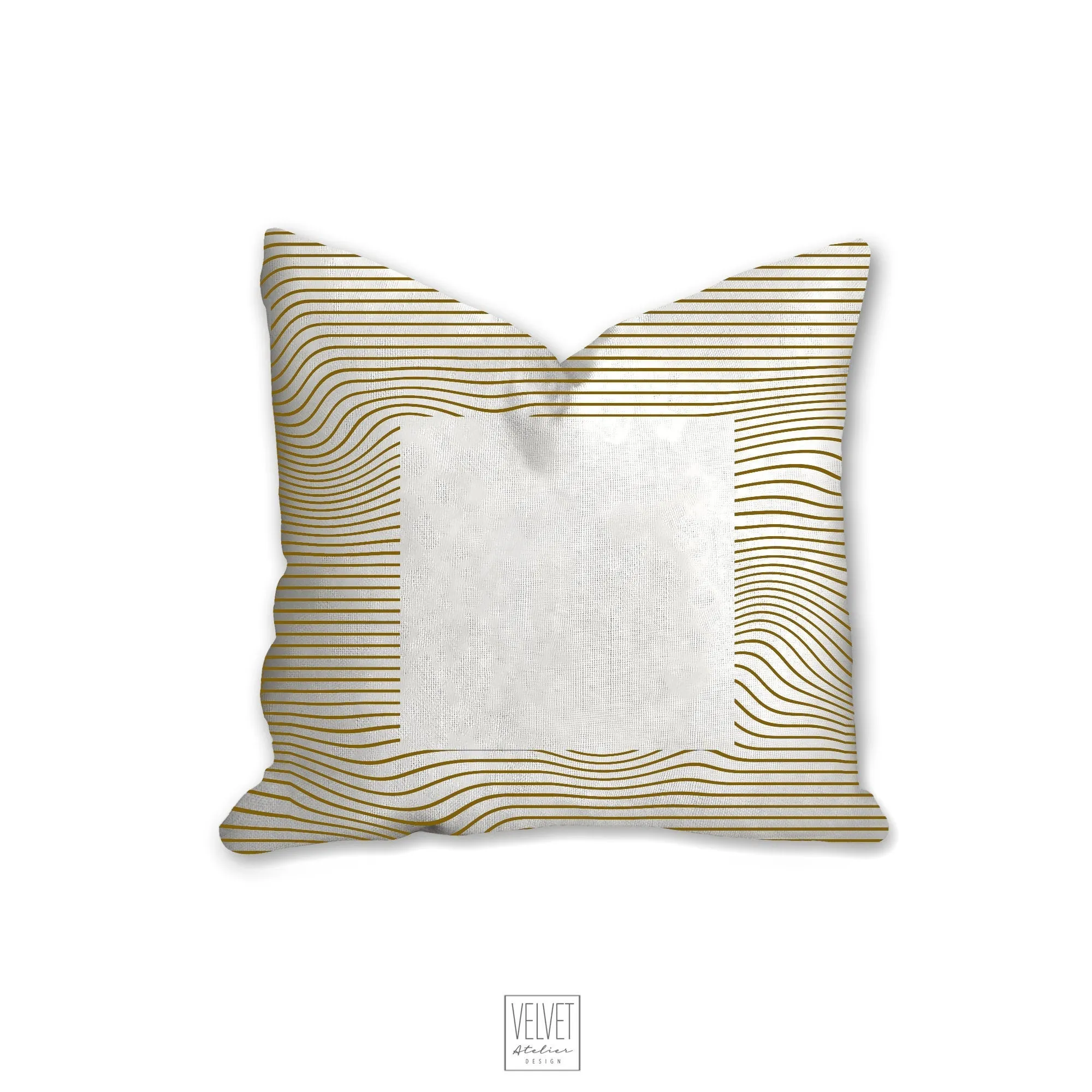 Geometric pillow, abstract square minimalistic, khaki abstract style, Interior decor, yellow home decor, pillow cover and insert, earthy art