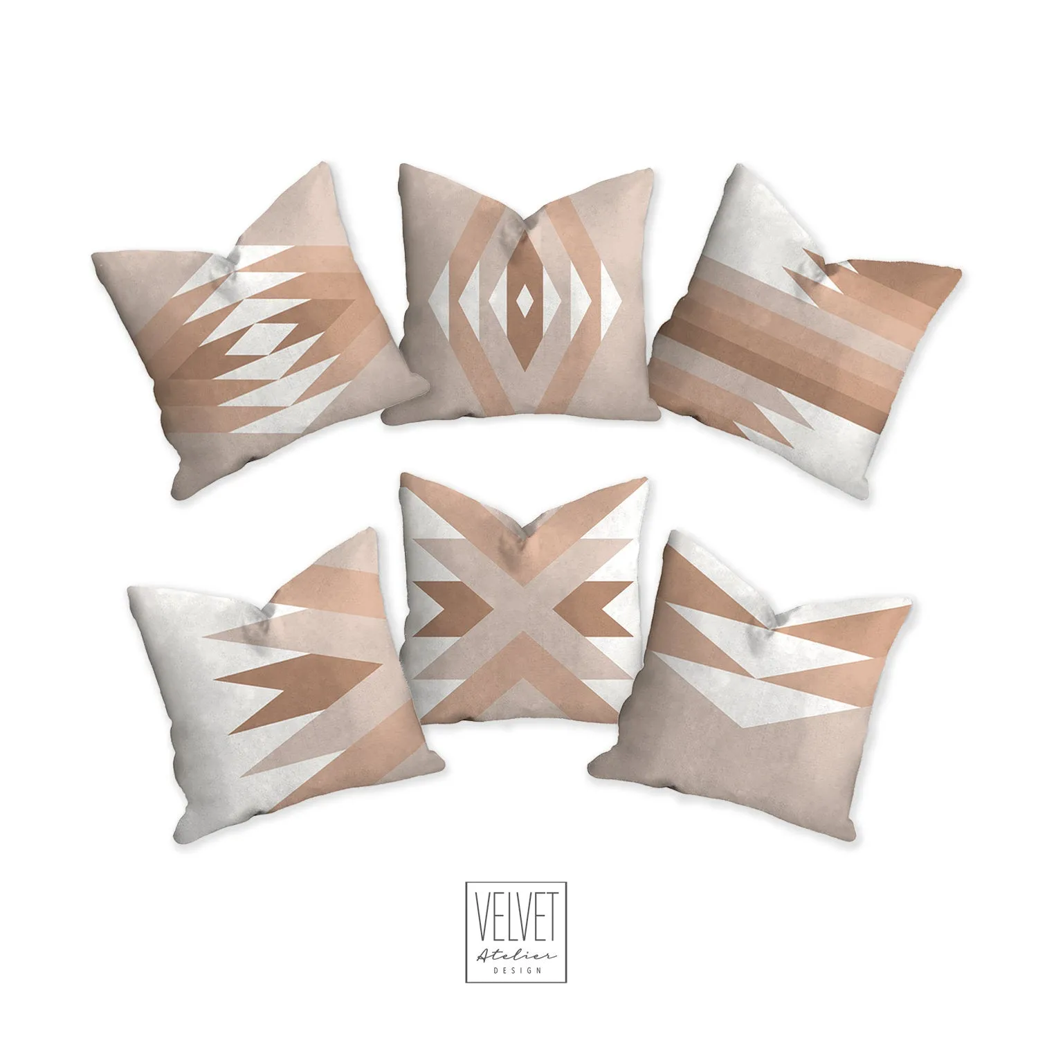 Geometric pillow, mid century inspired, geometric woven retro style, Interior decor, home decor, pillow cover and insert, home accent pillow