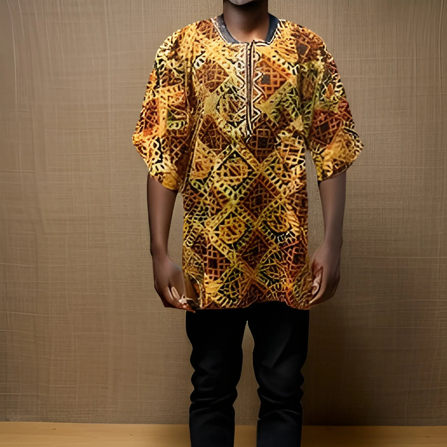 Ghanaian African Dashiki Tops (Unisex)