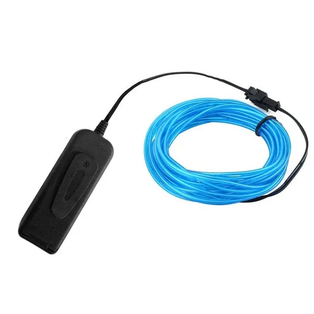 Glow Wire Cable LED Neon party Decoration  Rave 1m/3m/5m
