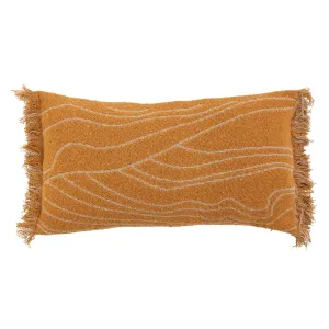 GOLDEN WAVE COTTON BLEND LUMBAR PILLOW