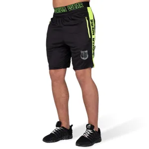 Gorilla Wear - Shelby Shorts - Black/Neon Lime