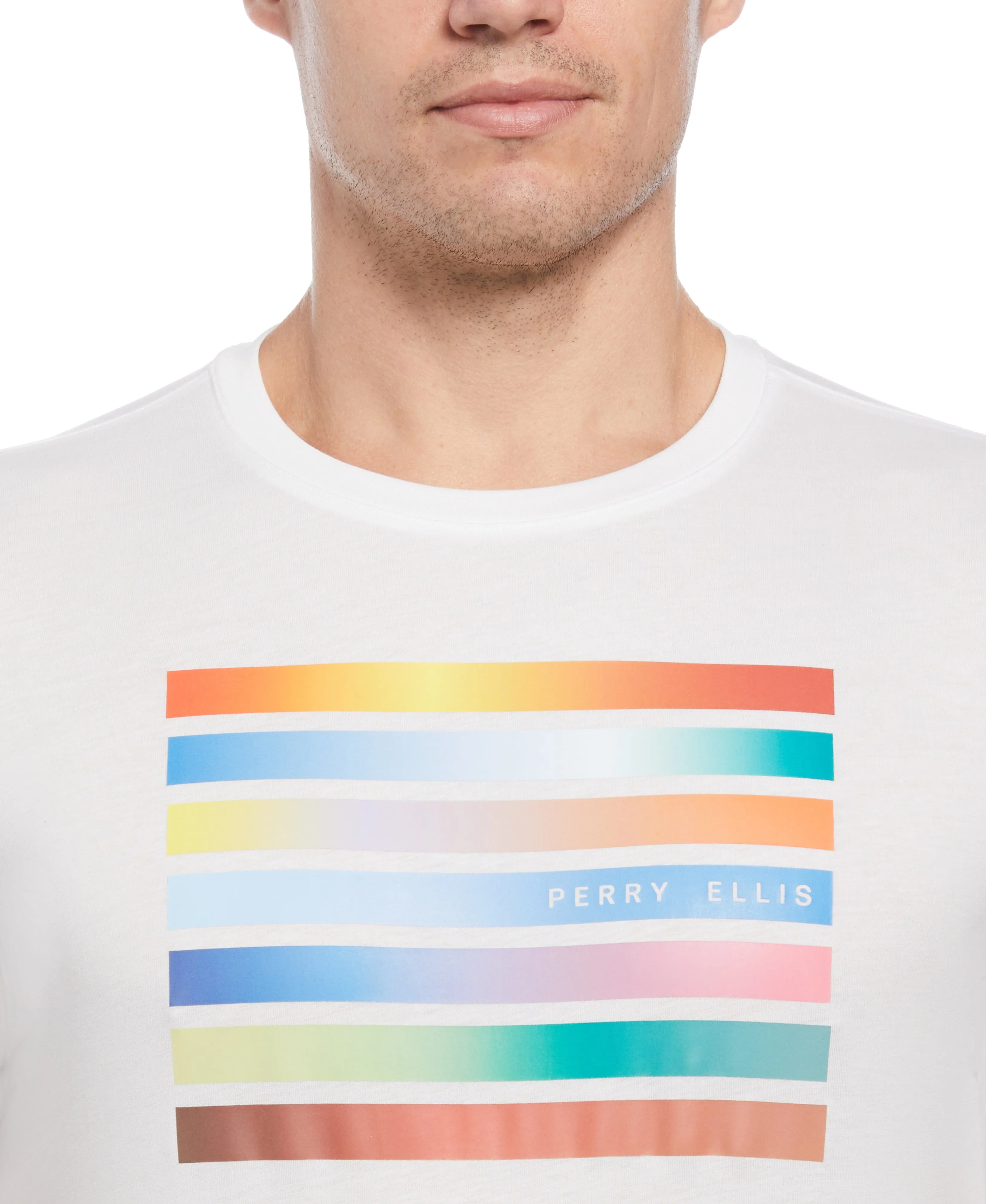 Gradient Logo Print Tee