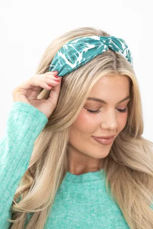 Green Safari Jungle Print Headband