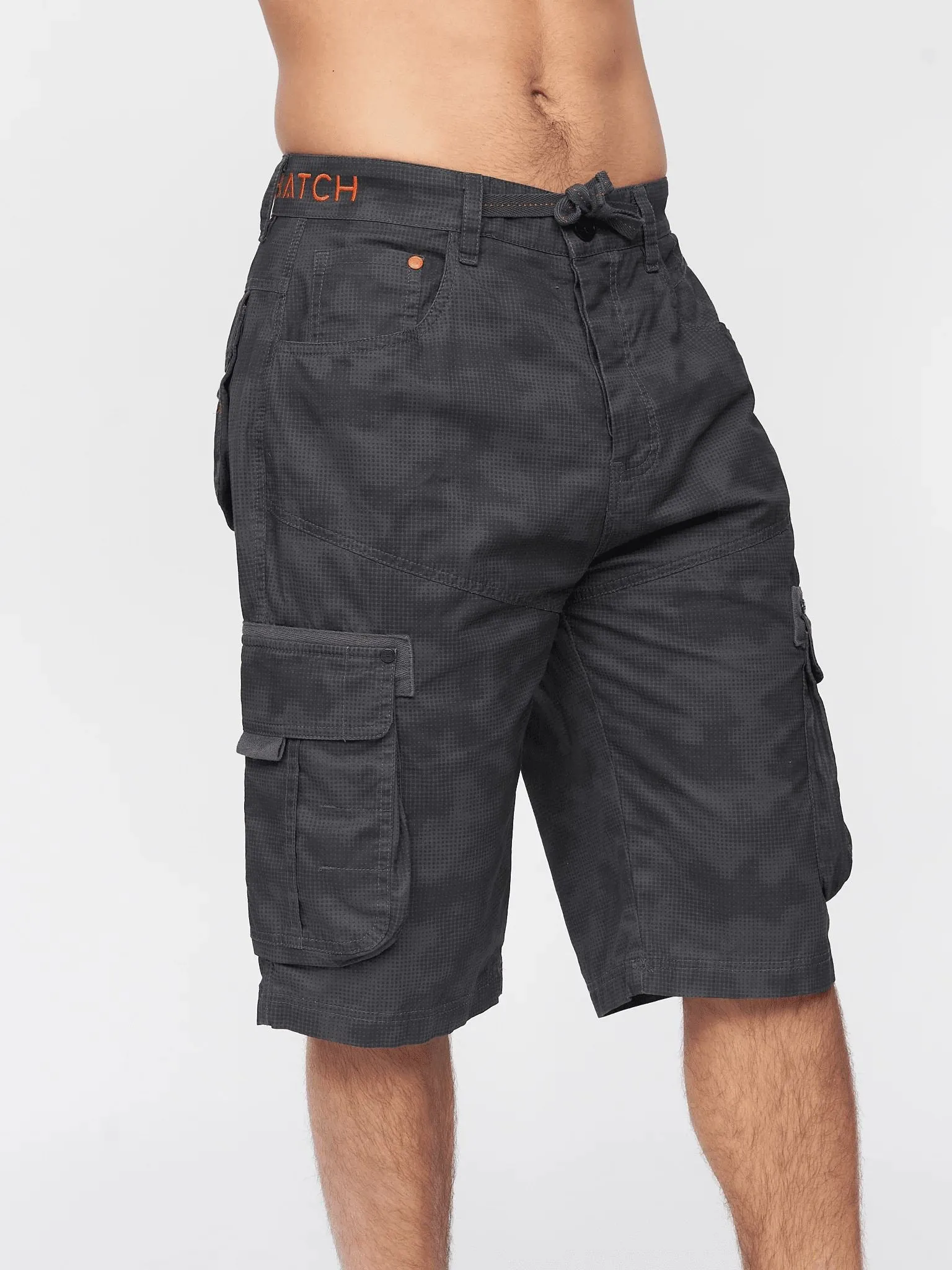 Hanwhere Combat Shorts Grey Camo