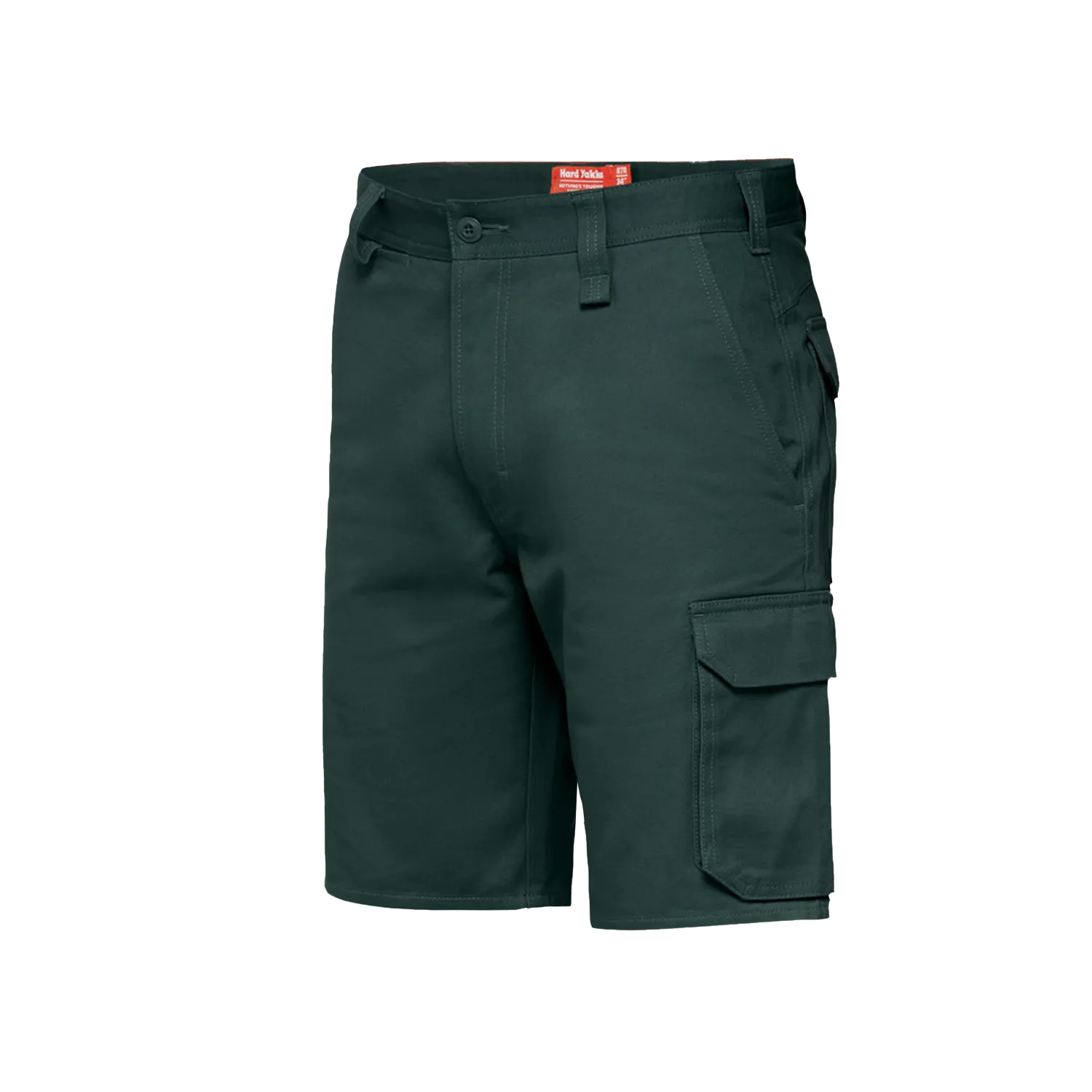 Hard Yakka Men's Foundations Drill Cargo Shorts - Green