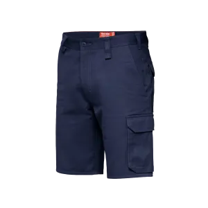Hard Yakka Men's Foundations Drill Cargo Shorts - Navy