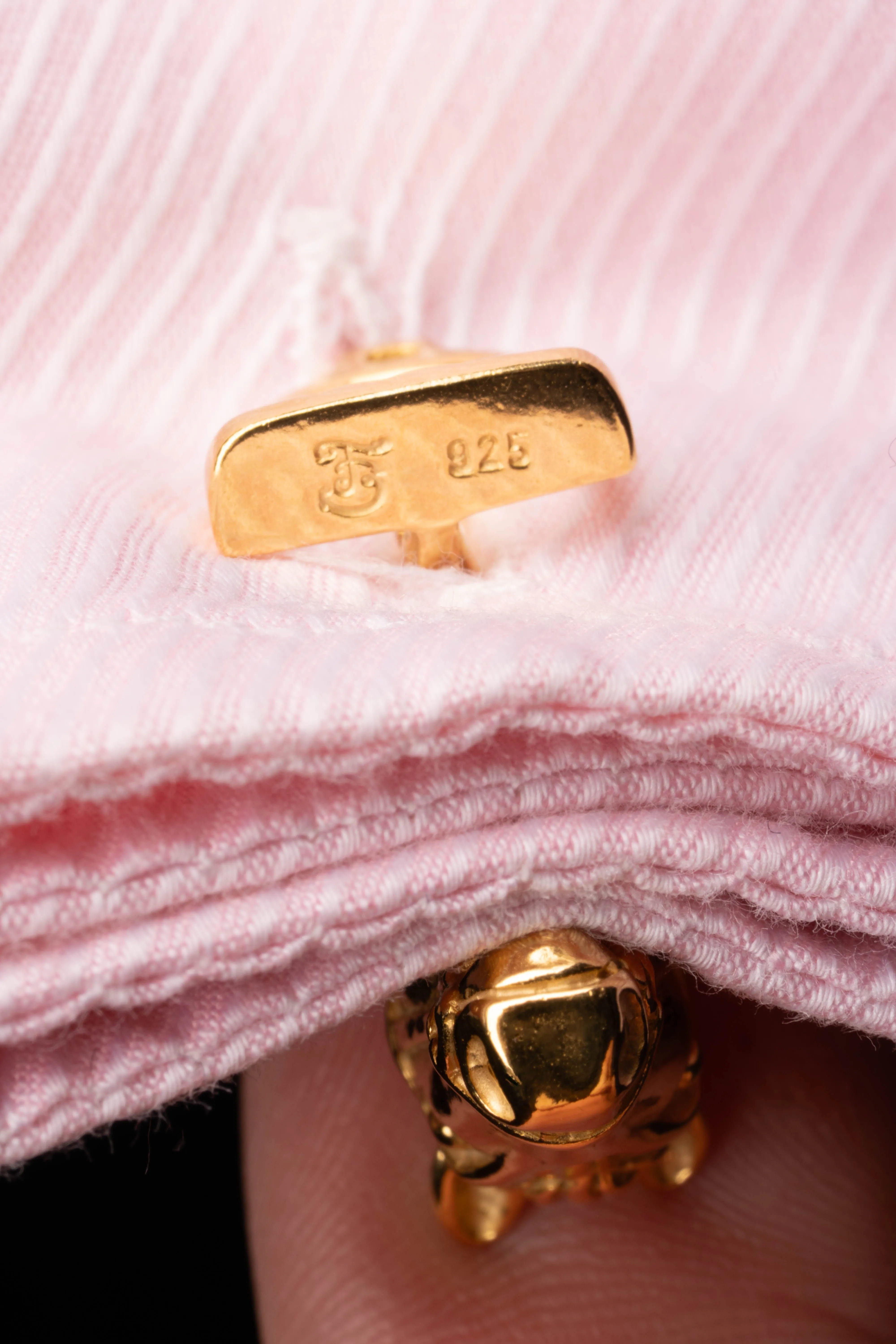 Horse & Stirrup Yellow Gold Vermeil Cufflinks