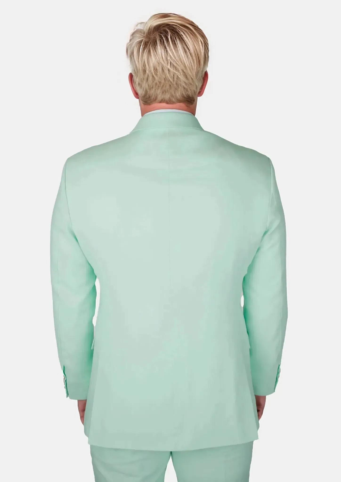 Hudson Mint Green Linen Blend Suit