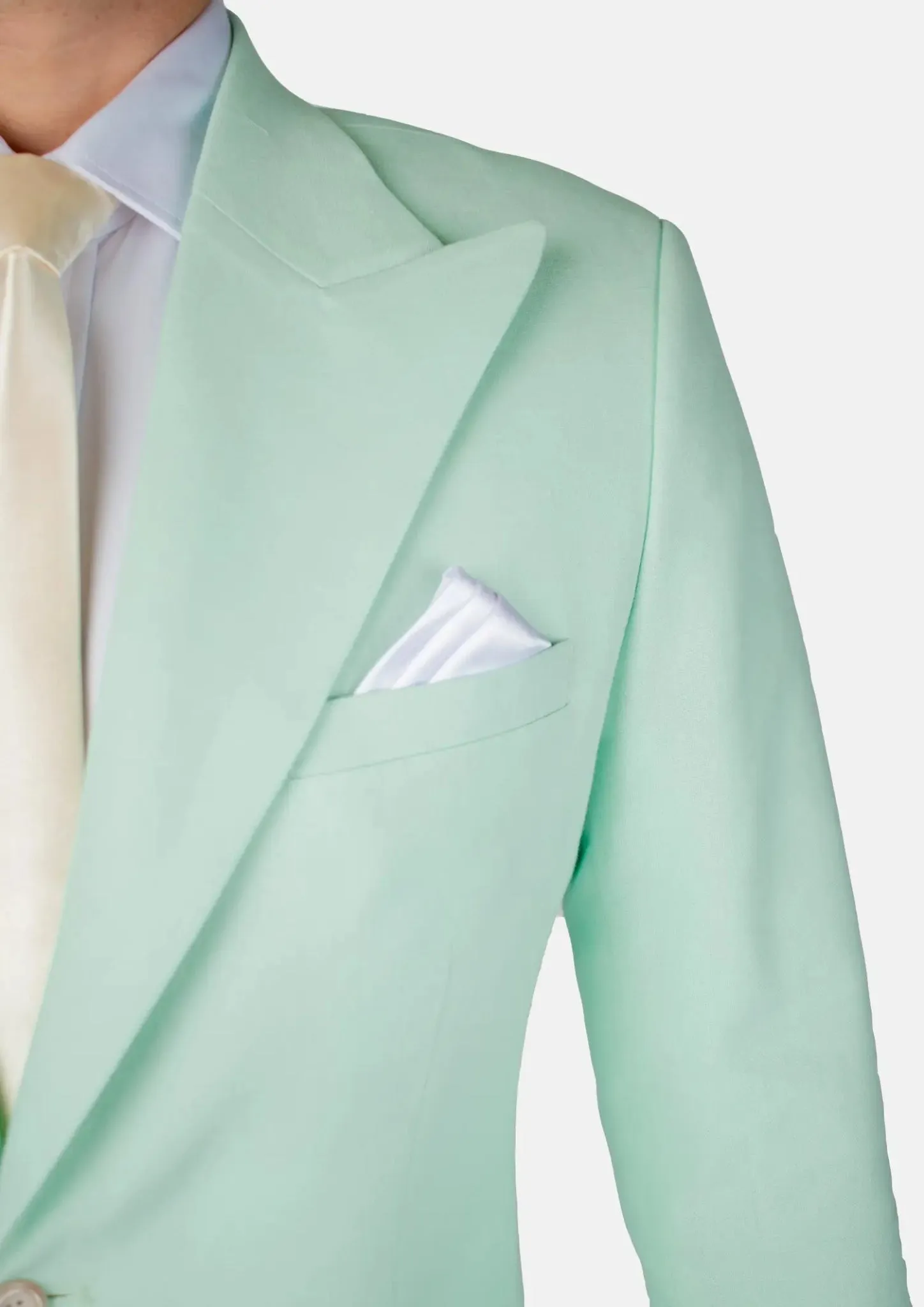 Hudson Mint Green Linen Blend Suit