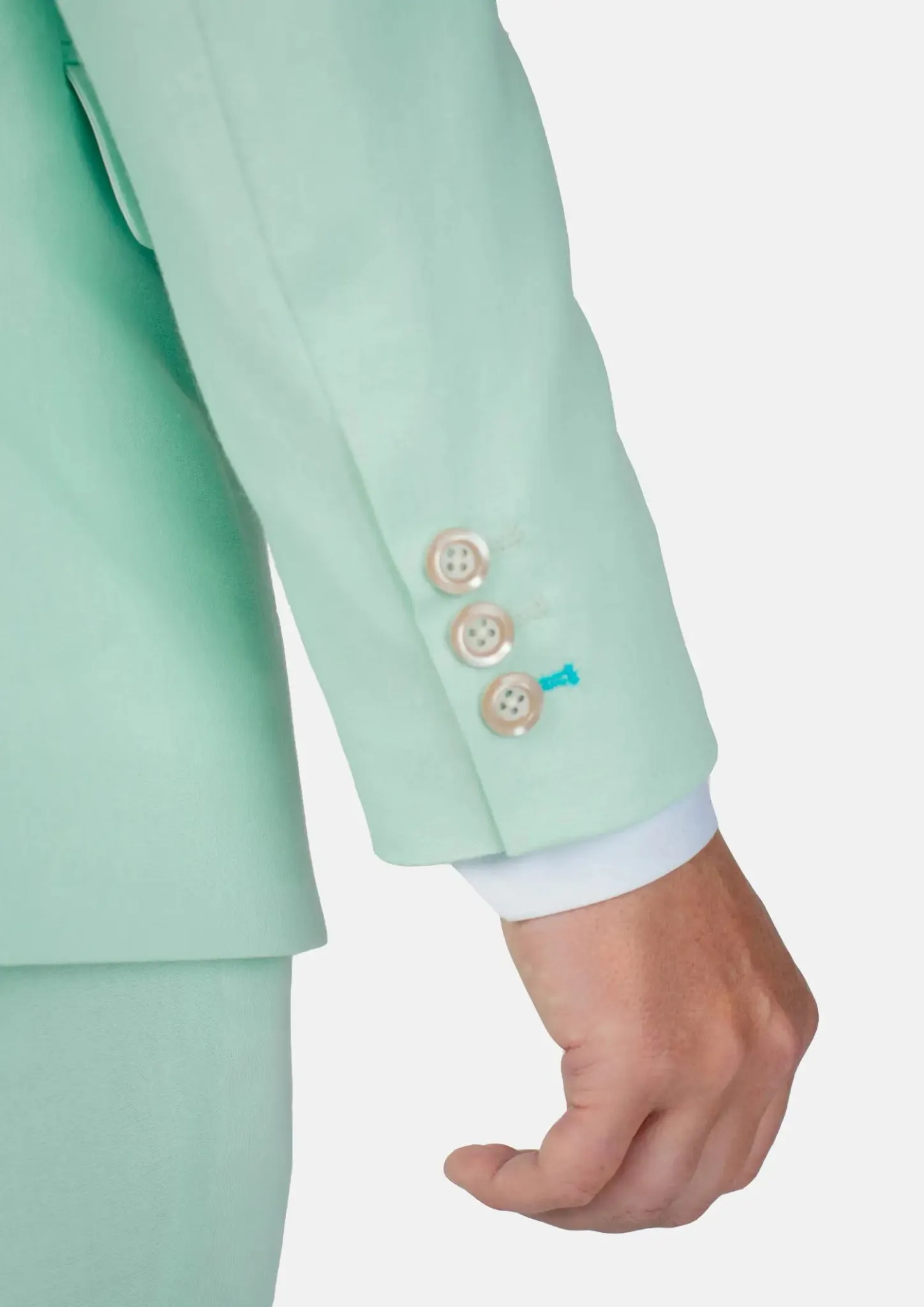 Hudson Mint Green Linen Blend Suit