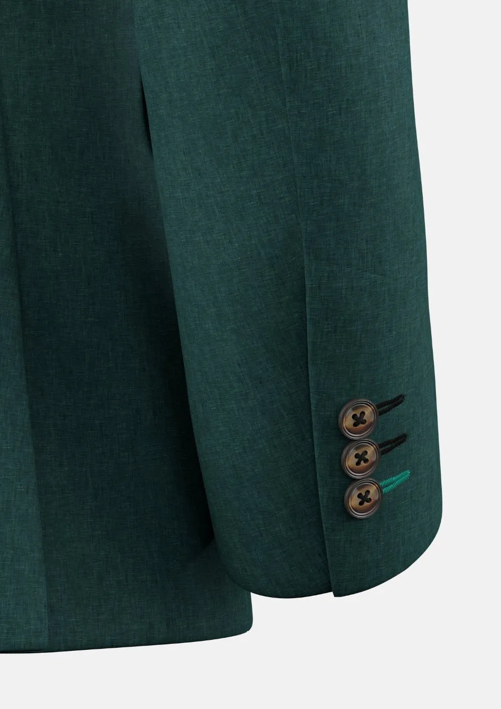 Hudson Phthalo Green Linen Suit