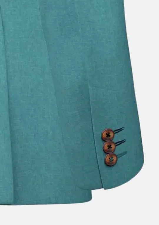 Hudson Turkish Blue Linen Suit