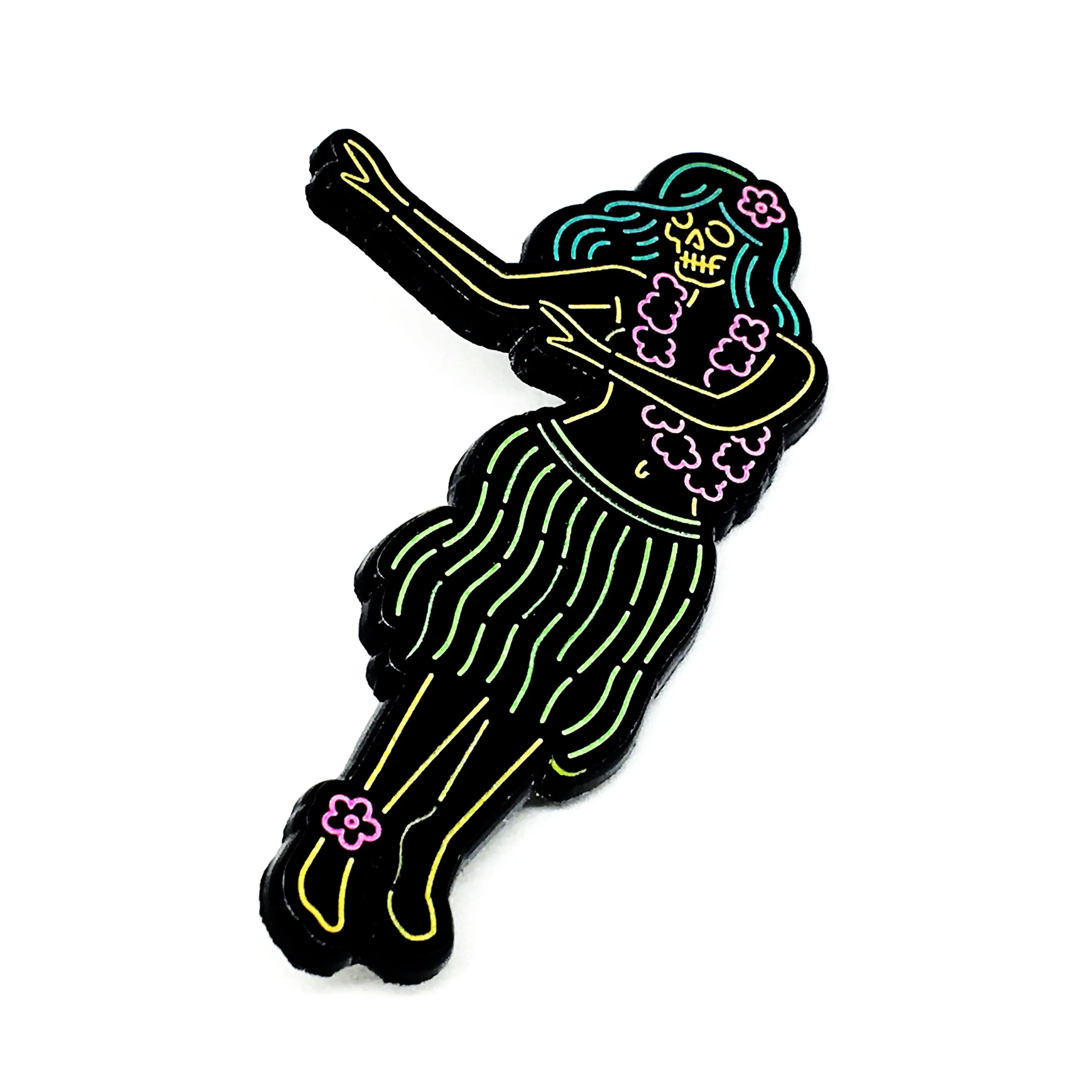 Hula Ghoul Enamel Pin