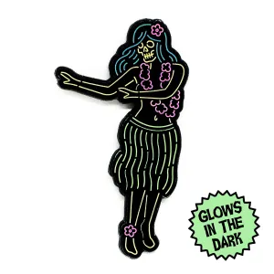 Hula Ghoul Enamel Pin