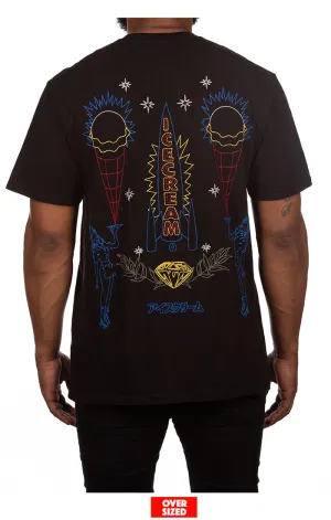 Icecream Chains Black Tee