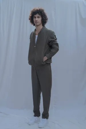 Ithaca - Olive Jacket Set
