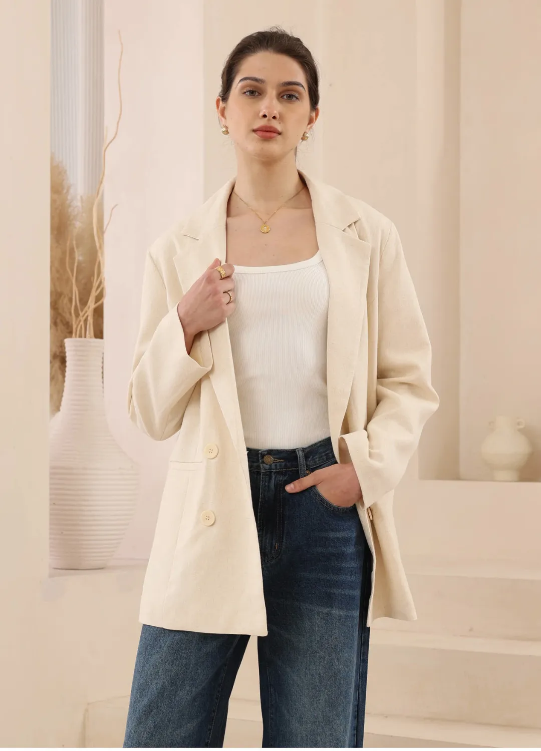 Jacket (Beige)