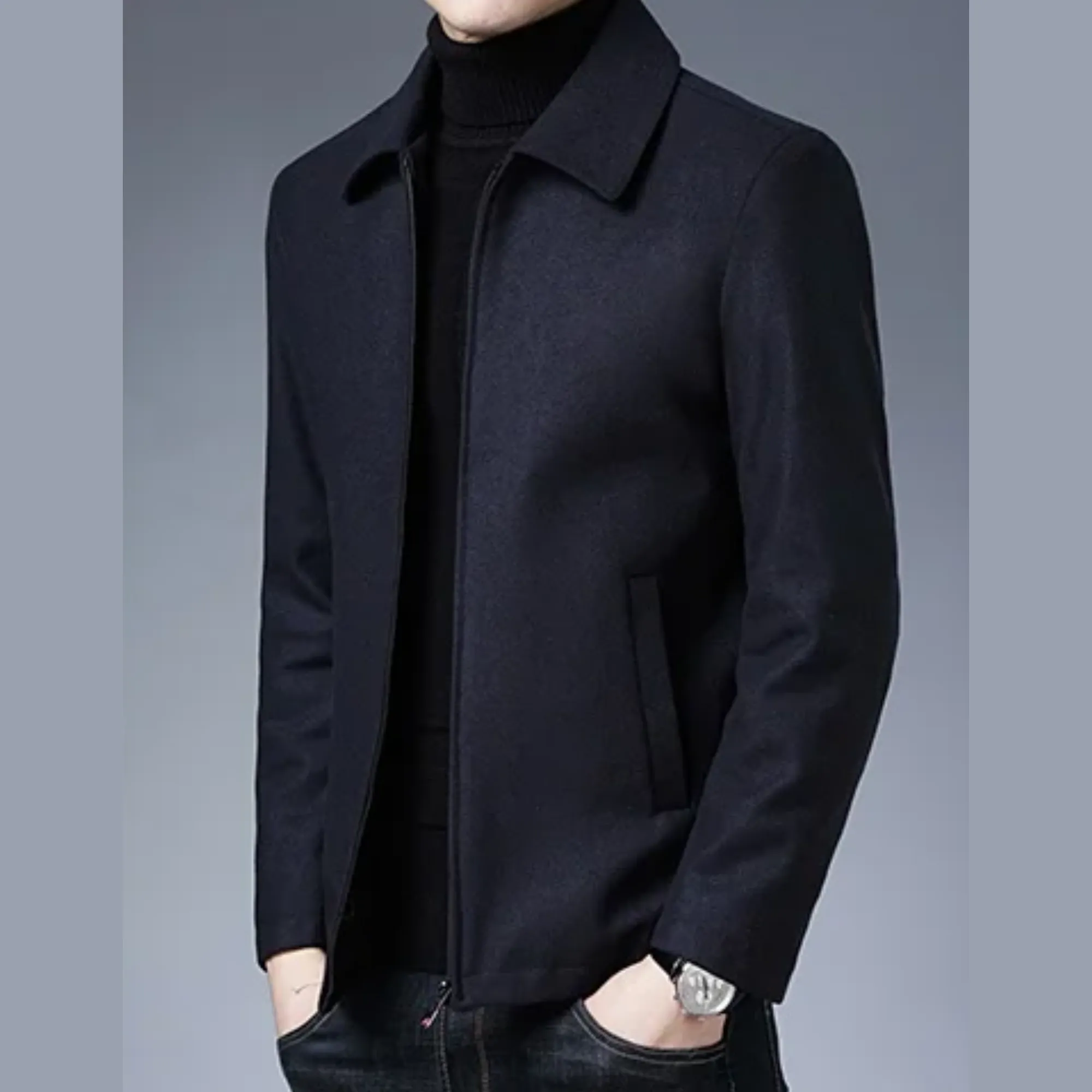 Jermaine - Men's Casual Zipper Jacket