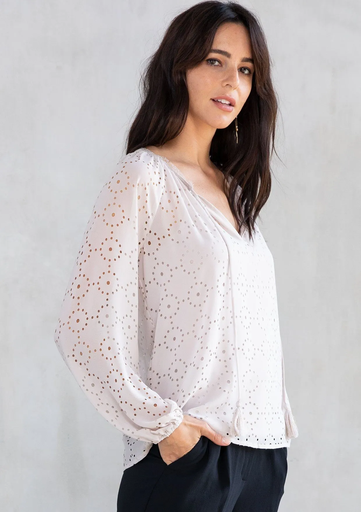 Keep Dreaming Chiffon Blouse
