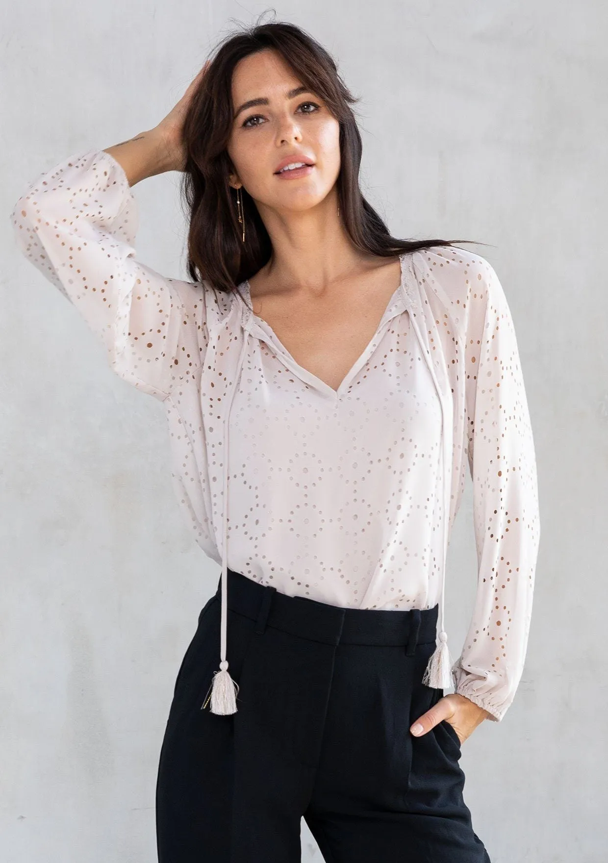 Keep Dreaming Chiffon Blouse
