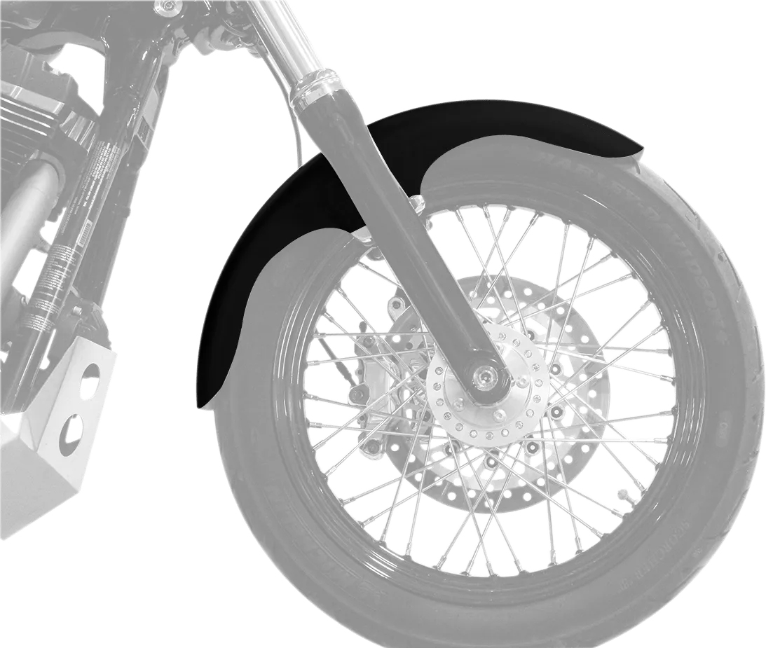 Klock Werks KW05-01-0492-R Hugger Series Front Fenders With Mounting Blocks - Klub