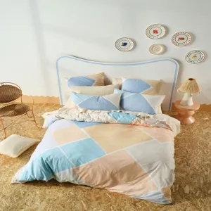 Linen House Blue Orissa Duvet Cover Set