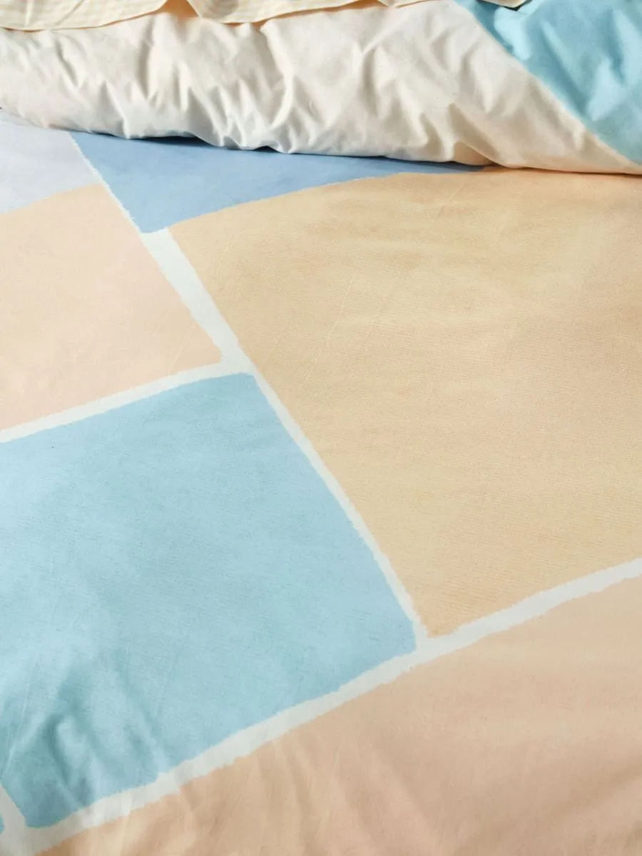 Linen House Blue Orissa Duvet Cover Set