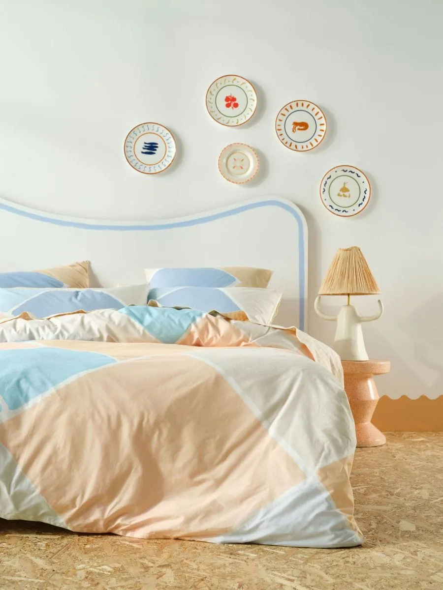 Linen House Blue Orissa Duvet Cover Set
