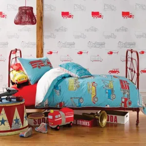 Linen House Hiccups Rescue Me Double Duvet Cover Set