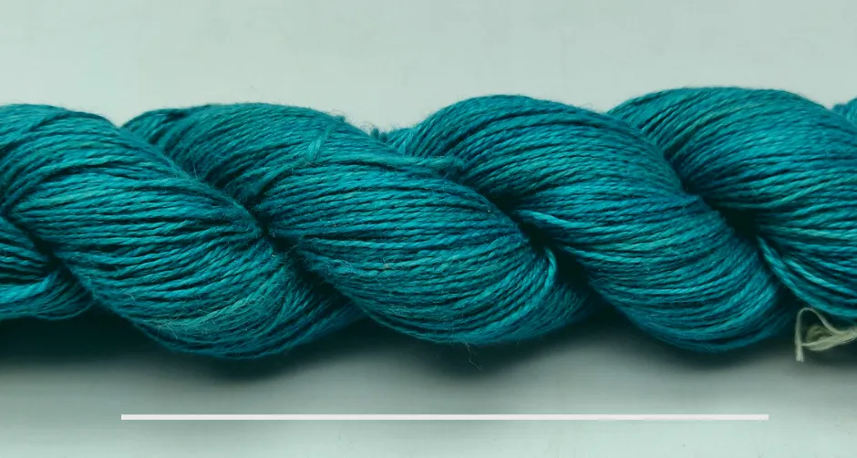 Linen Sportweight 2PLY Yarn- Iris Blue