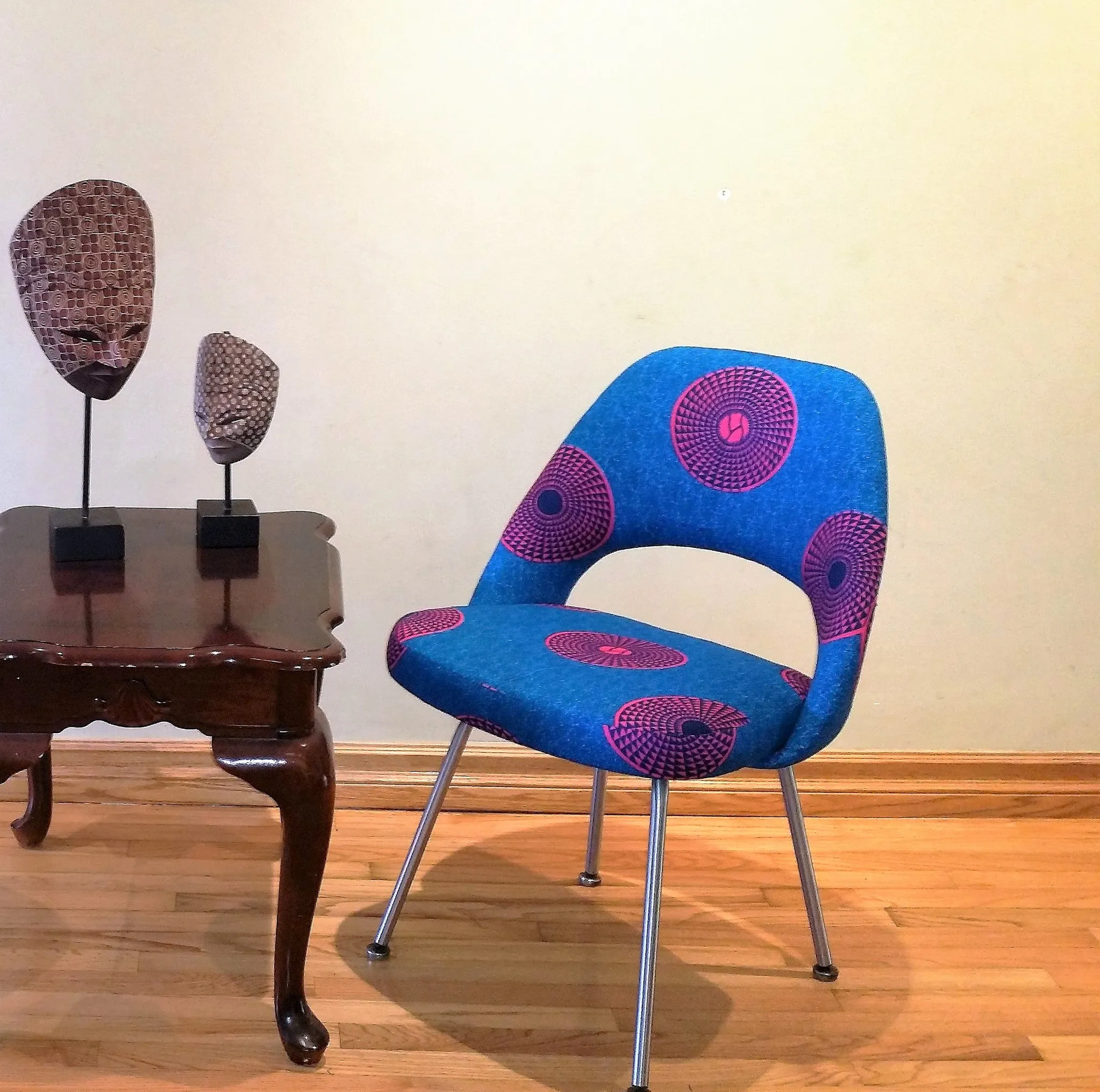 Lounge Chair "Pink Denim"