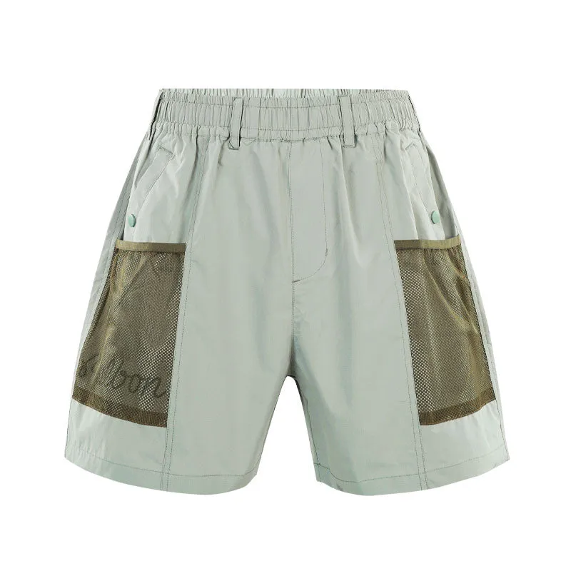 MALBON GOLF Basket Pocket Men's Shorts (Sea Grass)