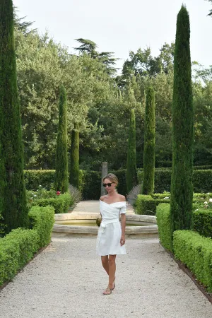 Marguerite White Linen Dress (Pre-Order, Ships April 15)